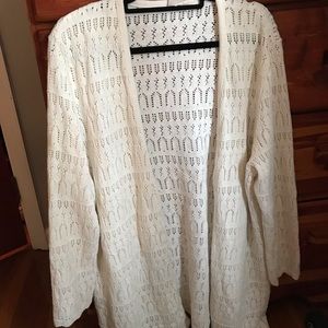 thrifted grandma sweater cardigan